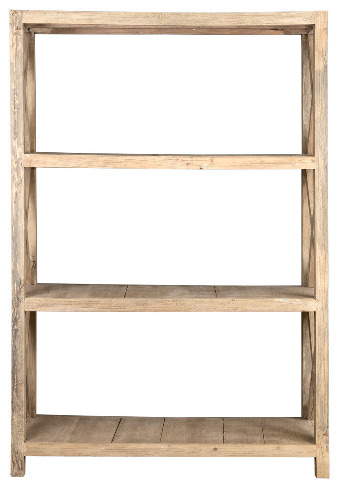 East at Main Bradford Brown Rubberwood Bookcase