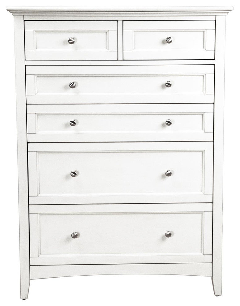A-America Furniture Northlake Chest, White Linen NRLWT5600