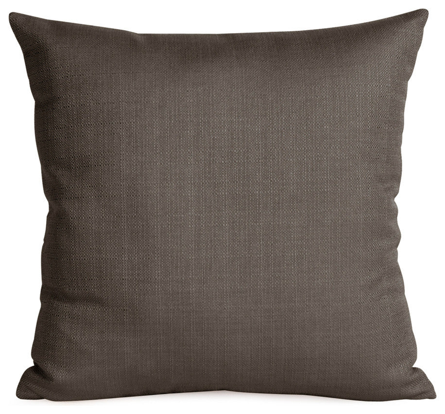 Sterling Pillow, Charcoal, Polyester Insert