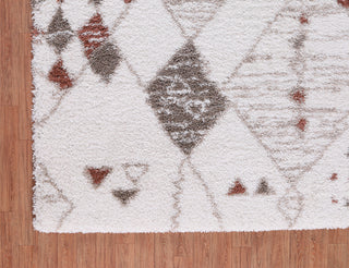 Noori Rug Shag Nolan Ivory/Rust Rug