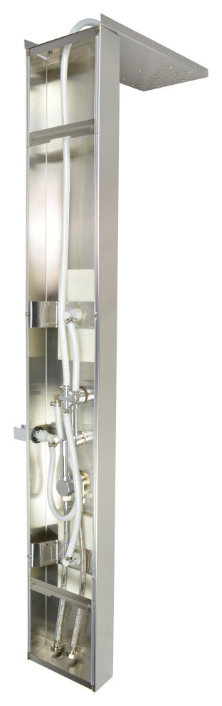 Blue Ocean 56-inch Stainless Steel SPS8729 Thermostatic Shower Panel