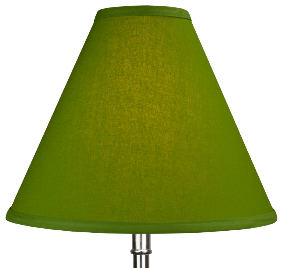 Fenchel Shades 4"x12"x10" Spider Attachment Empire Lamp Shade, Linen Peridot