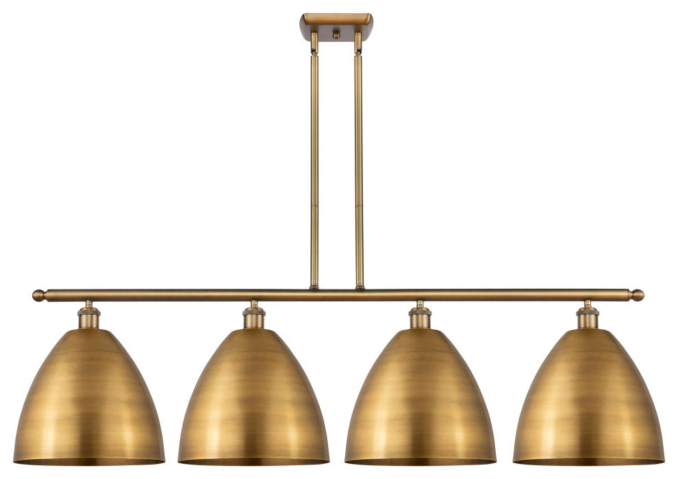 Ballston Dome Island Light, Brushed Brass, Brushed Brass