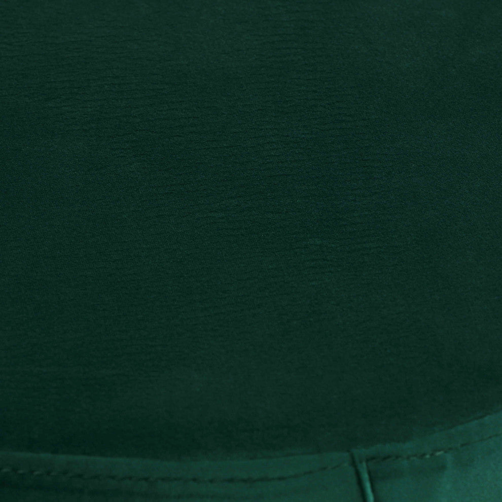 Bodiam Counterstool, Green Velvet and Chrome, 24"