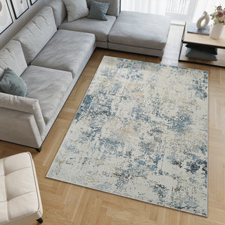 High-Low Sarra Blue/Grey Rug