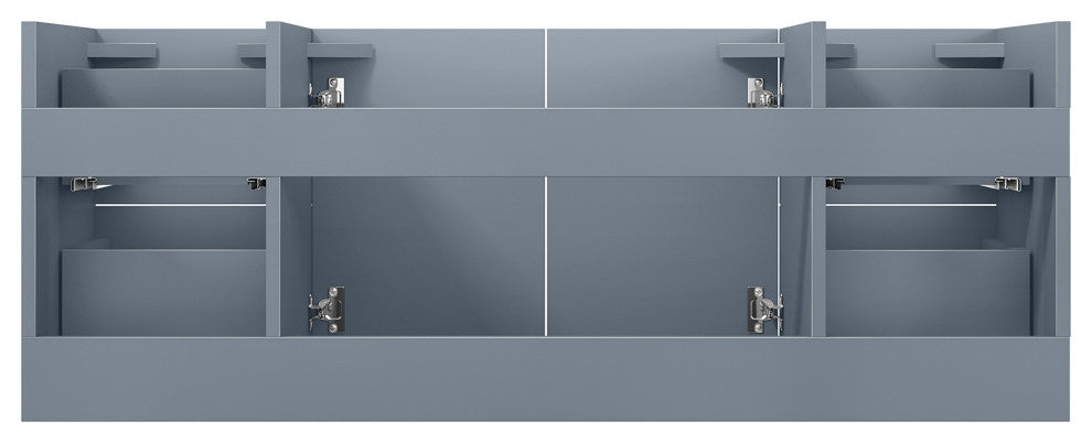 Geneva Transitional Dark Grey 48" Vanity Cabinet Only