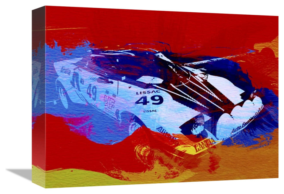 "Lancia Stratos Watercolor 2" Fine Art Print