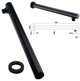 Fontana Florence Wall Mount Hot and Cold Mixer Rainfall Shower Set, 12"