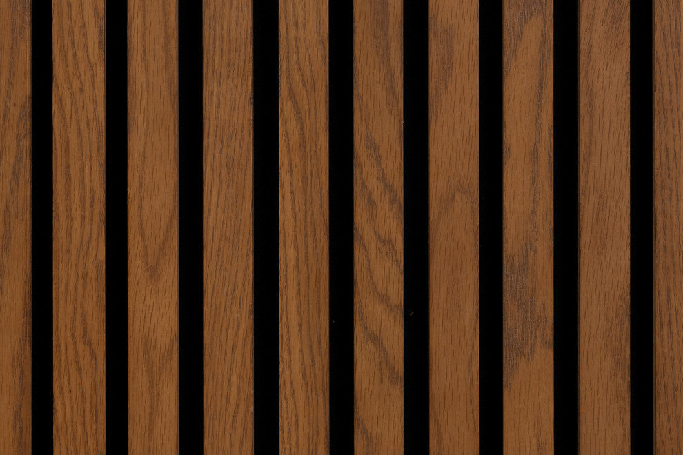 Acoustic Wood Panels, Set of 2 Slat Wall Panels - Montevideo