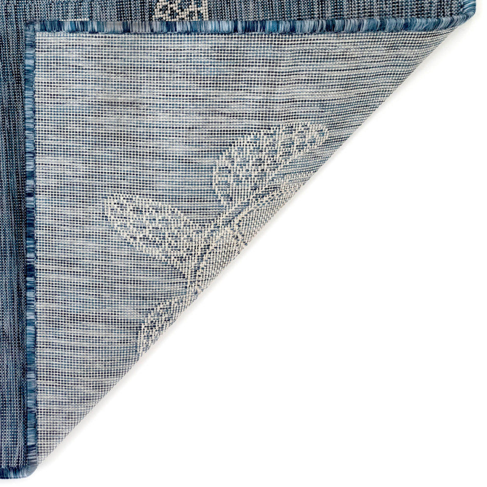 Carmel Seaturtles Indoor/Outdoor Rug, Navy, 1'11"x7'6" Runner