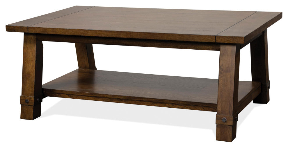 Riverside Furniture Windridge Angled Leg Coffee Table