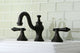 Widespread Bathroom Faucet, Brass Pop-Up, Oil Rubbed Bronze