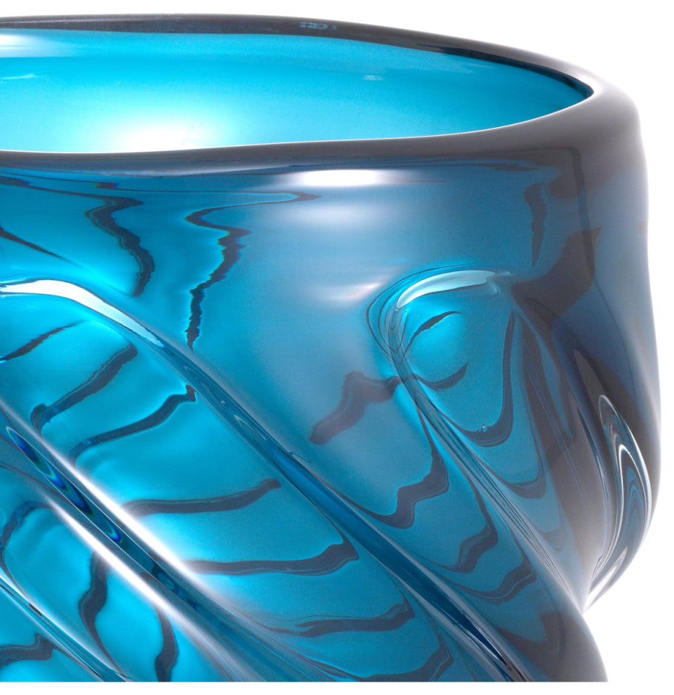 Blue Handblown Glass Vase | Eichholtz Angelito S