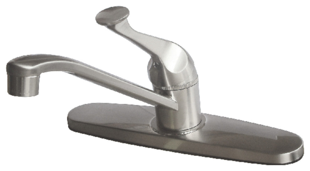 Kingston Brass Single-Handle Centerset Kitchen Faucet, Brushed Nickel