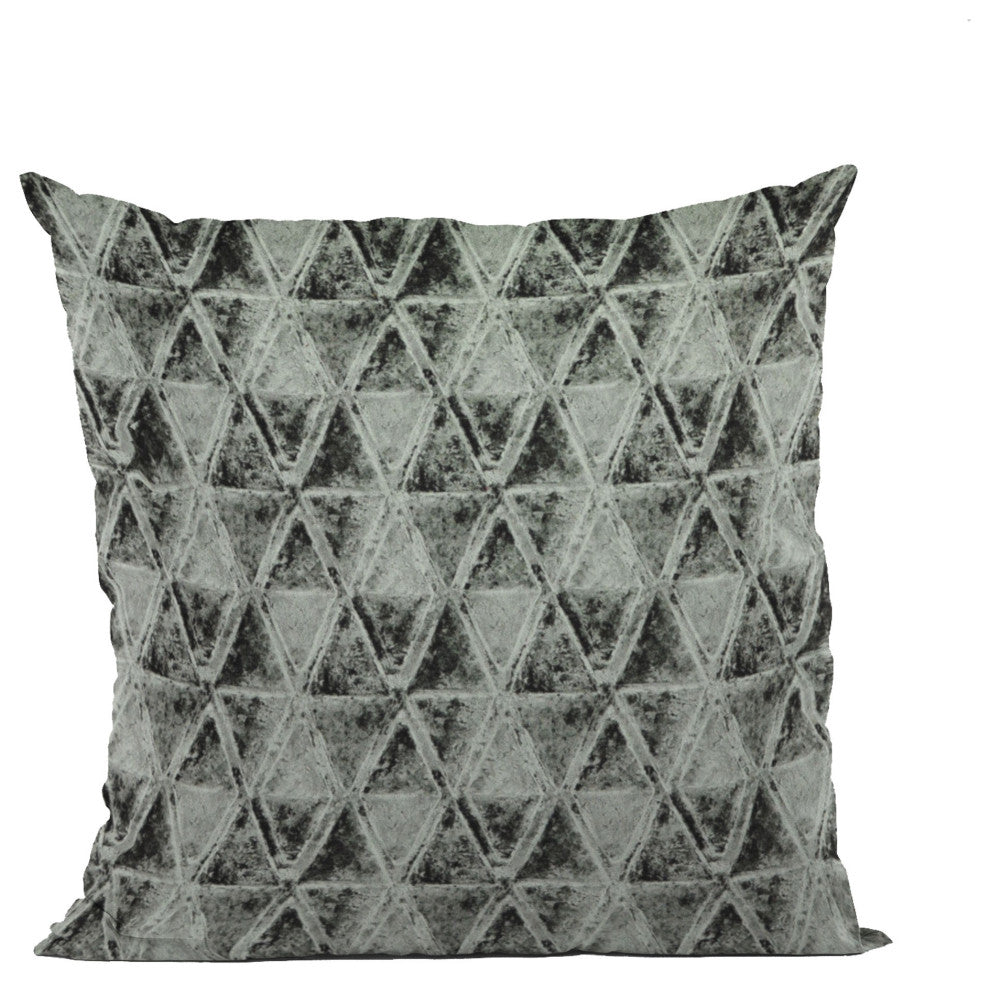 Noir Stars Velvet With Foil Printing Luxury Throw Pillow, Double sided 22"x22"