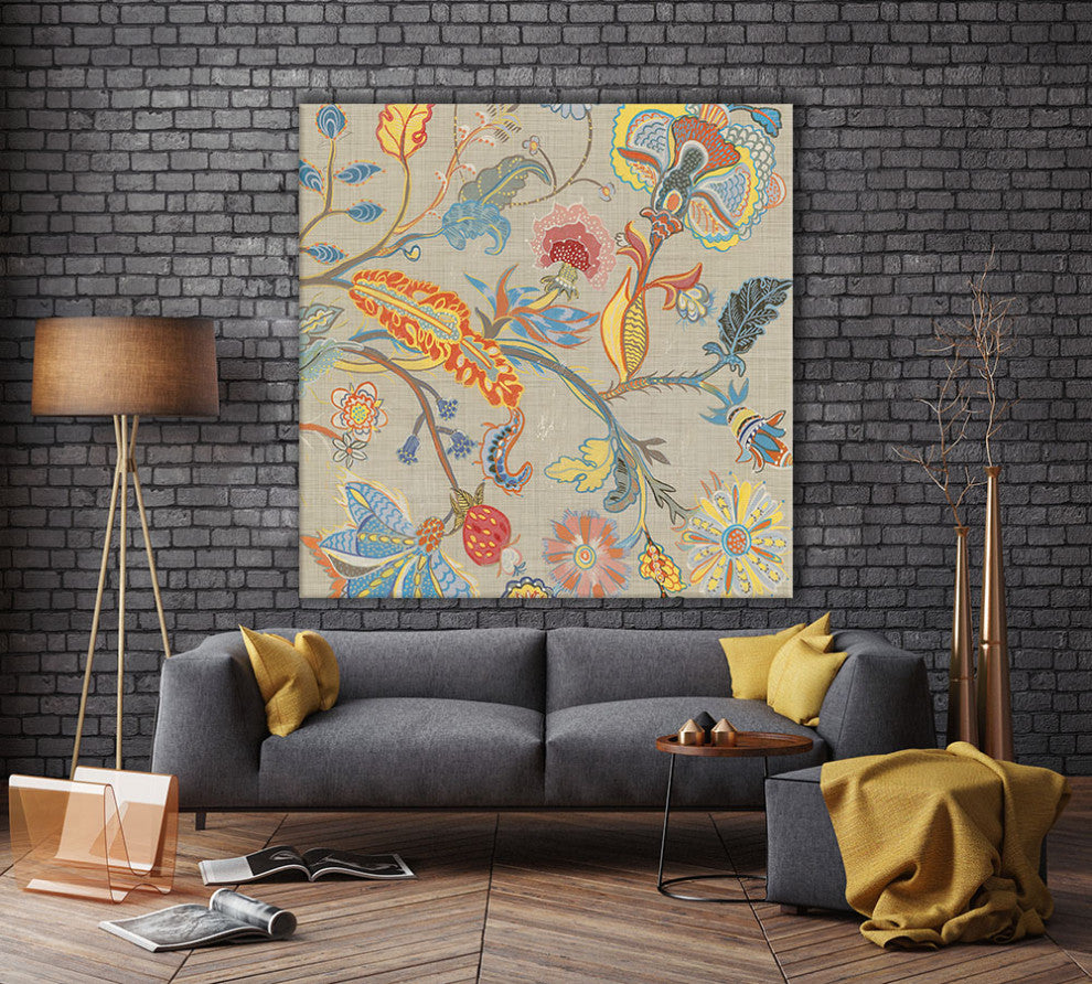 "Folklore I" Fine Art Giant Canvas Print, 54"x54"