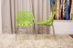 Birch Sapling Green Finished Plastic Dining Chair, Set of 2