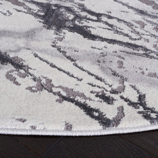 Safavieh Craft Collection CFT866H Rug, Grey/Dark Grey, 6'7" X 6'7" Round