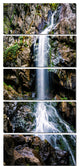 "Waterfall in Sofia Bulgaria" Canvas Print, 5 Panels