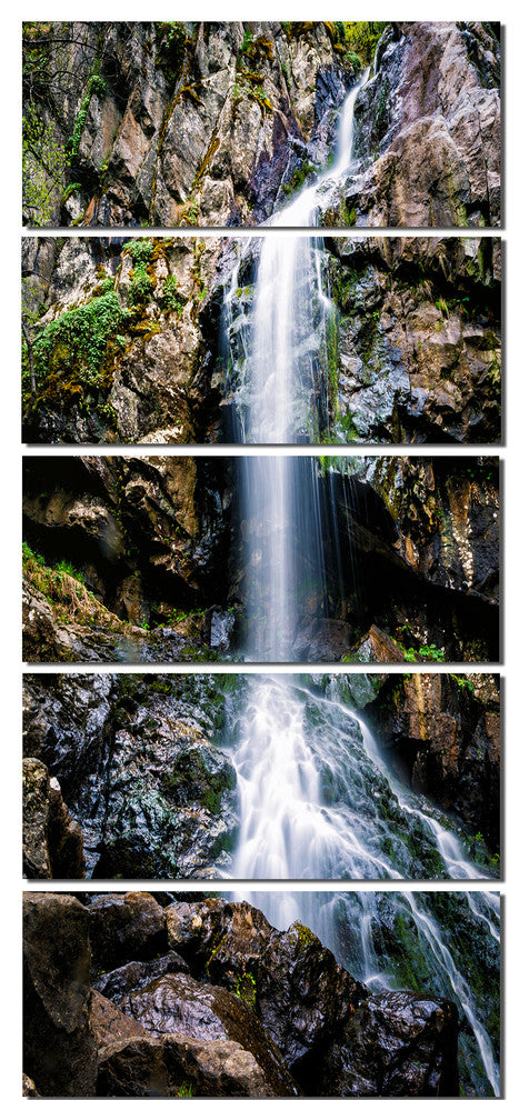 "Waterfall in Sofia Bulgaria" Canvas Print, 5 Panels