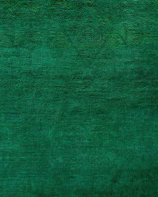 Overdyed, One-of-a-Kind Hand-Knotted Area Rug Green, 8'2"x10'5"