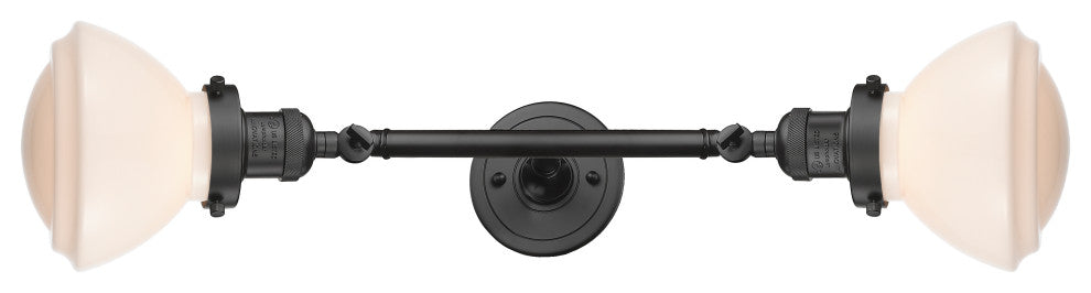 INNOVATIONS 208L-OB-G321 2-Light Bath Vanity Light Oil Rubbed Bronze