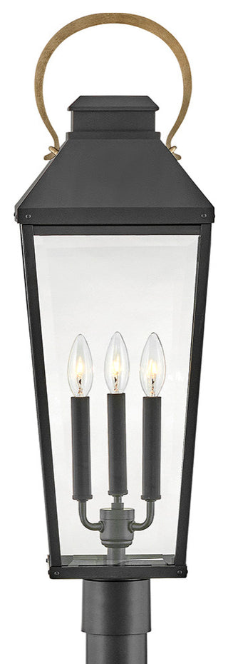 Hinkley Dawson Large Post Top Or Pier Mount Lantern, Black