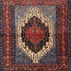 Ahgly Company Indoor Square Traditional Area Rugs, 4' Square