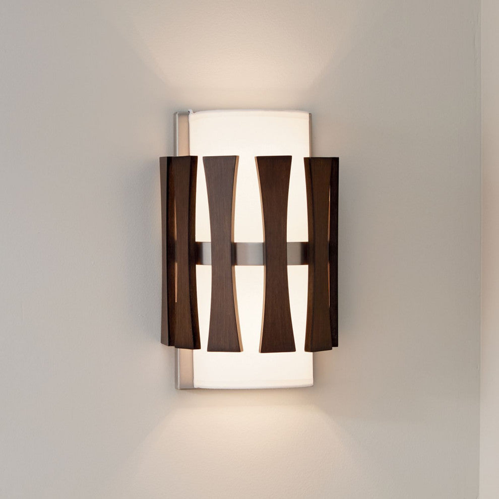 Kichler Cirus 2 Light Wall Sconce in Auburn Stained