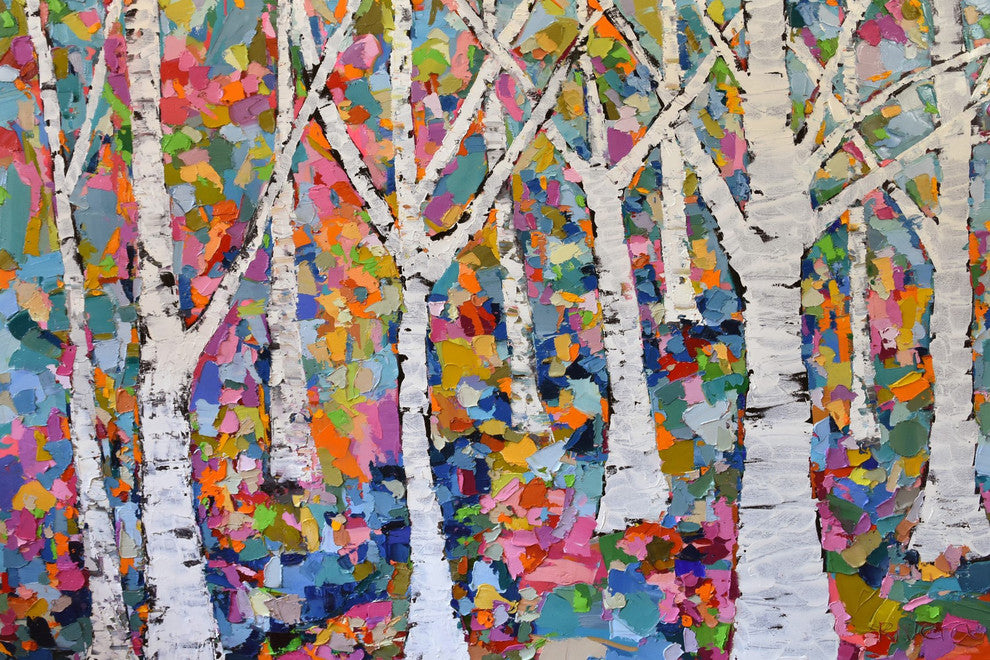 "Autumn Equinox" Painting Print on Wrapped Canvas, 24"x16"