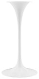 28" Bar Table, Natural Brown White, Metal, Modern, Bistro Hospitality