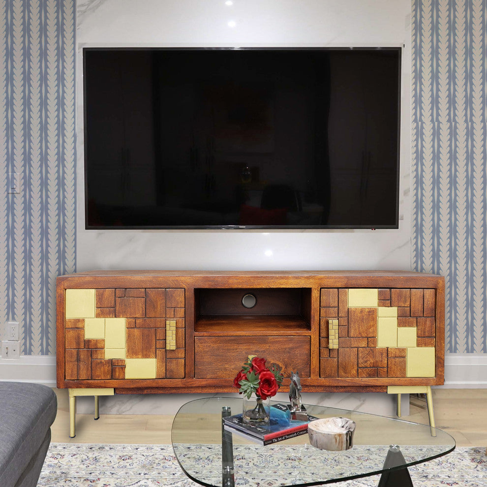 Montevideo Mango Wood Media Center