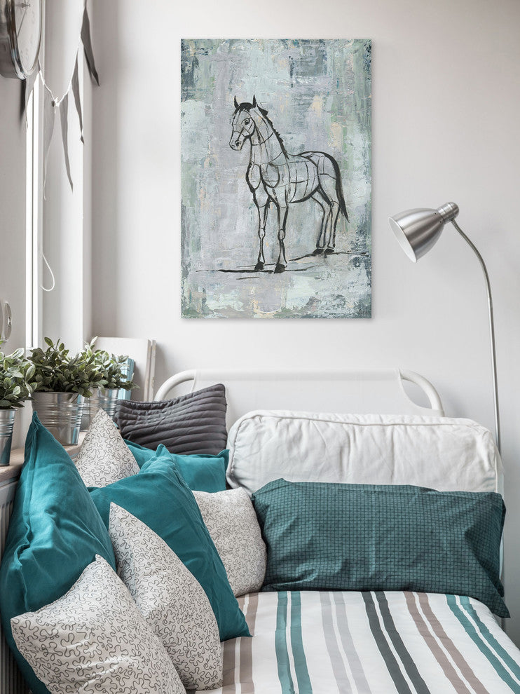"Stand Proud" Painting Print on Wrapped Canvas, 24"x36"