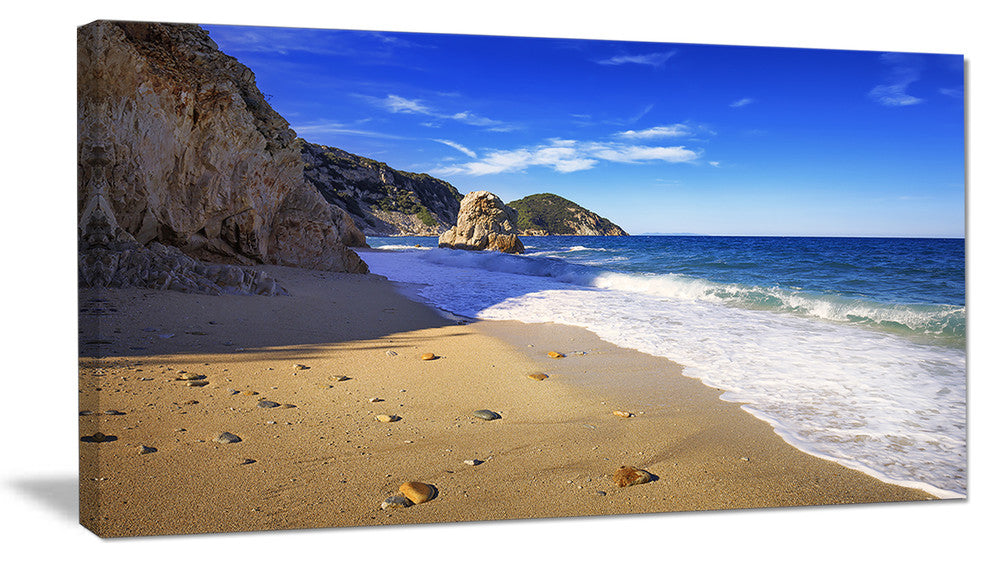 "Portoferraio Sansone Sorgente Beach" Landscape Wall Art, 40"x20"