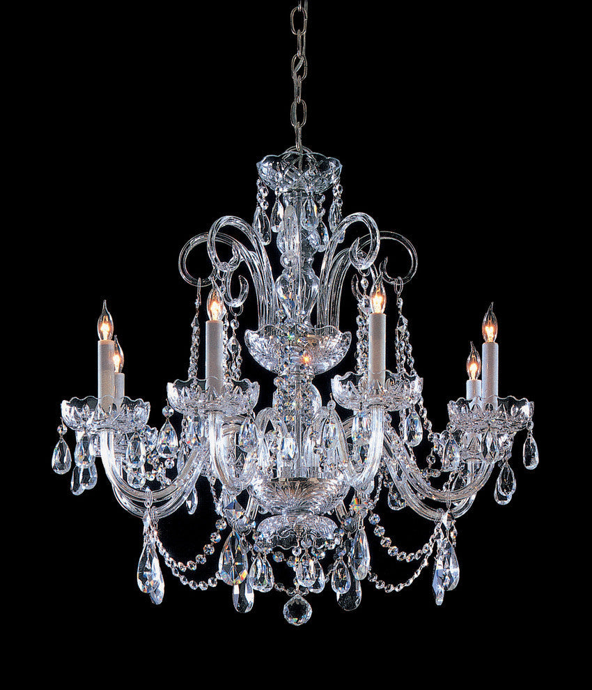 Crystorama Traditional Crystal 8-Light Chandelier