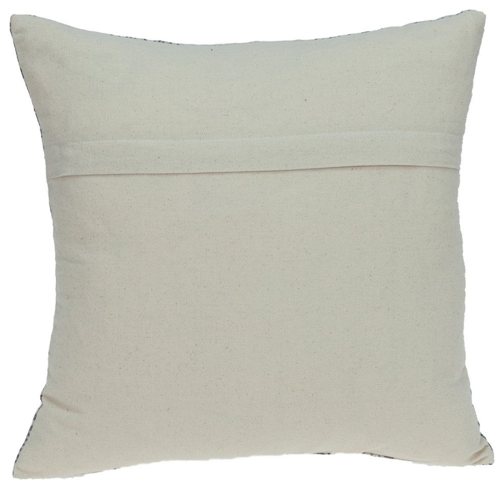 Gray Aztec Design Throw Pillow