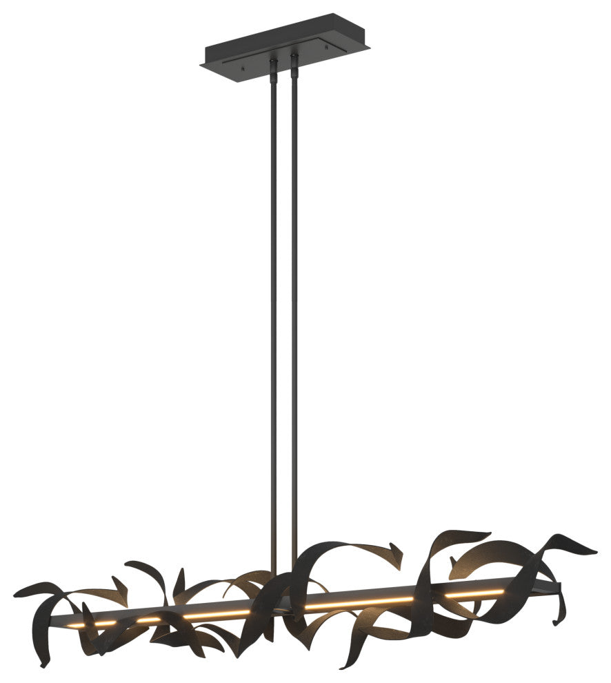 Folio Large LED Pendant, Black Finish