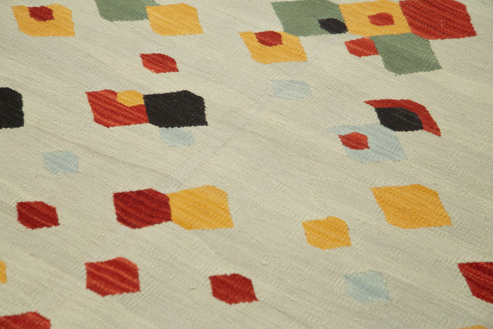 Rug N Carpet - Hand-knotted Turkish 5' 9'' x 8' 1'' Unique Wool Kilim Rug