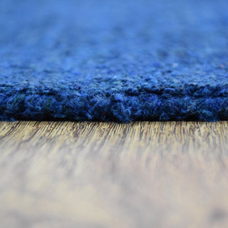 HAND KNOTTED LOOM SILK ECO-FRIENDLY AREA RUG -9'x12',Rectangle,Blue,Contemporary