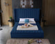 Kiki Velvet Bed, Navy, King