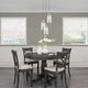 Livex Art Glass 1 Light 5" Pendant Brushed Nickel
