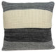 20" X 7" X 20" Transitional Multicolor Cotton Pillow Cover With Down Insert