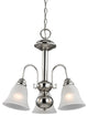 Bellingham 3-Light Chandelier, Brushed Nickel