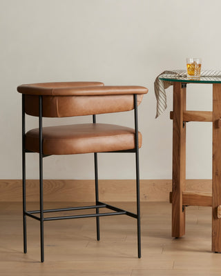 Carrie Stool-Chaps Saddle-Counter