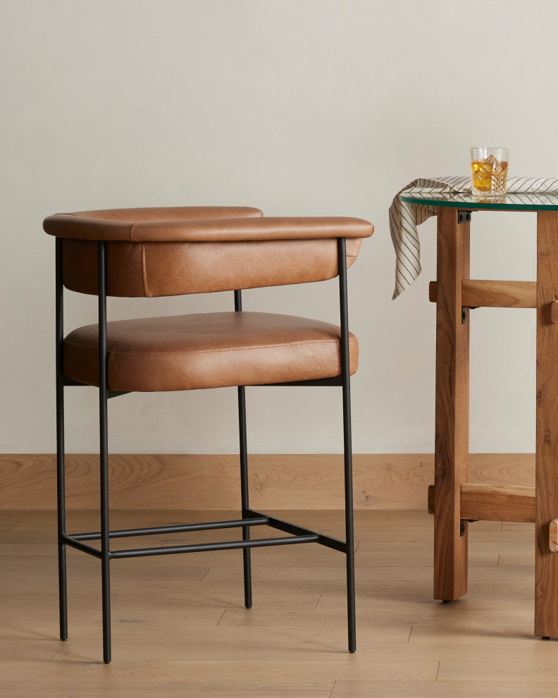 Carrie Stool-Chaps Saddle-Counter