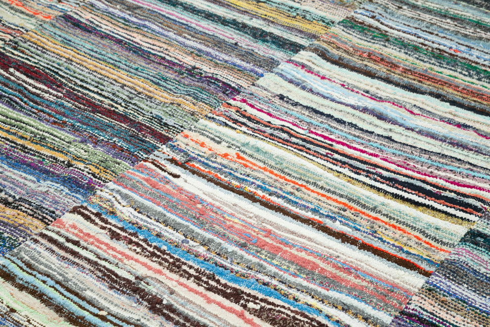 Rug N Carpet - Handmade Anatolian 9' 2'' x 11' 8'' Vintage Patchwork Kilim Rug