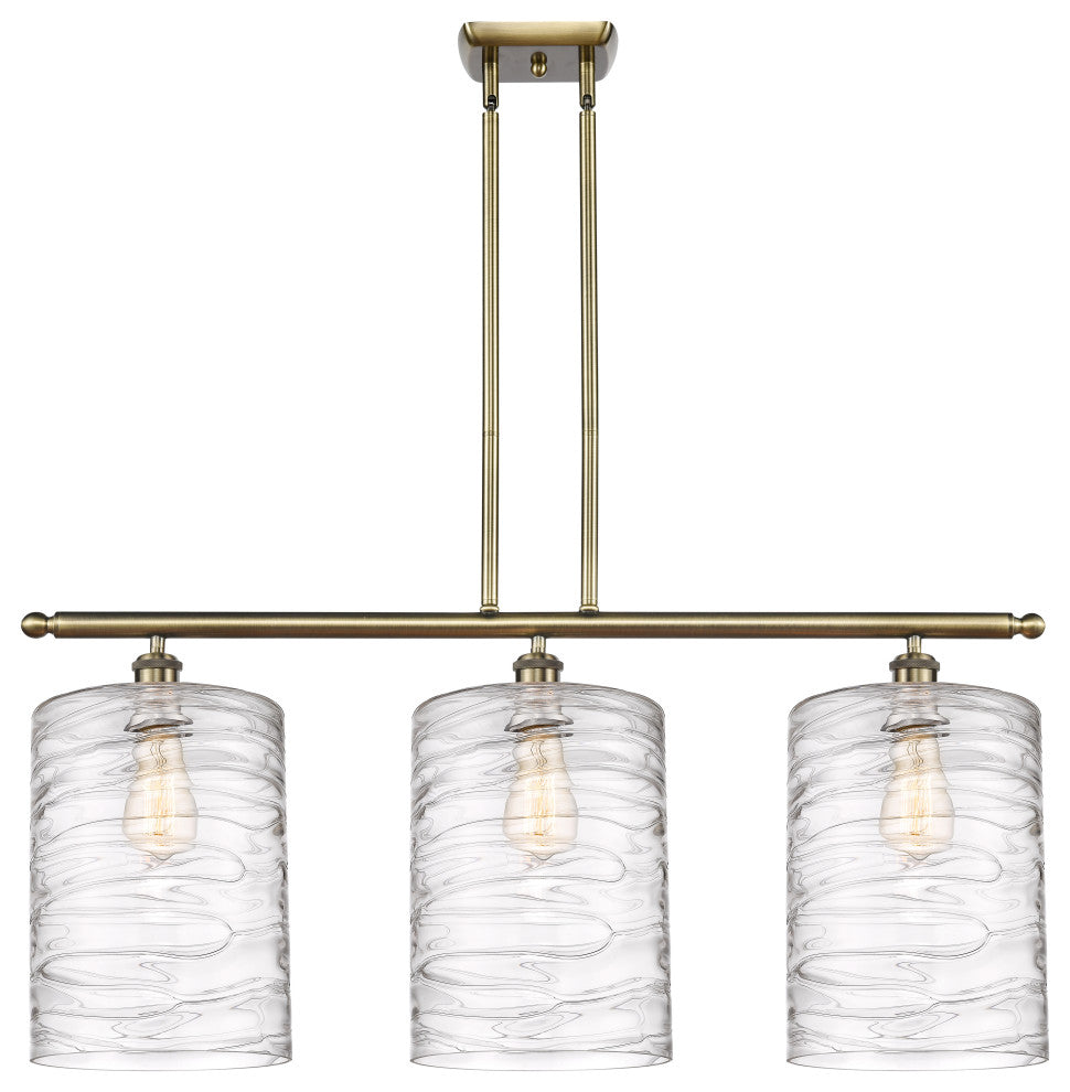 Innovations 516-3I-AB-G1113-L 3 Light Island Light, Antique Brass