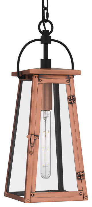 Quoizel CLN1907 Carolina 7"W Outdoor Mini Pendant - Aged Copper