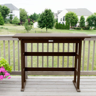 Lehigh 3 Piece Balcony Set, Weathered Acorn, Bar Height
