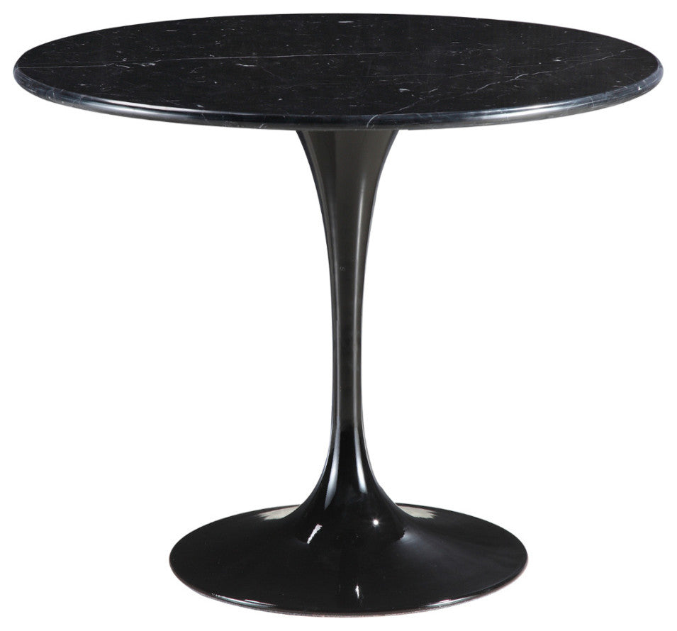 Tulip Faux Marble Table 32", Black